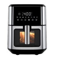 Air Fryer with Window,Stainless Steel