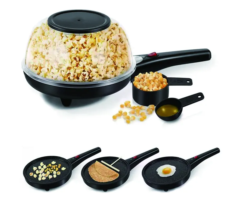 Automatic Hot Air Multi Purpose Electric Popcorn Maker Pancake and Fruit Machine Popcorn Maker