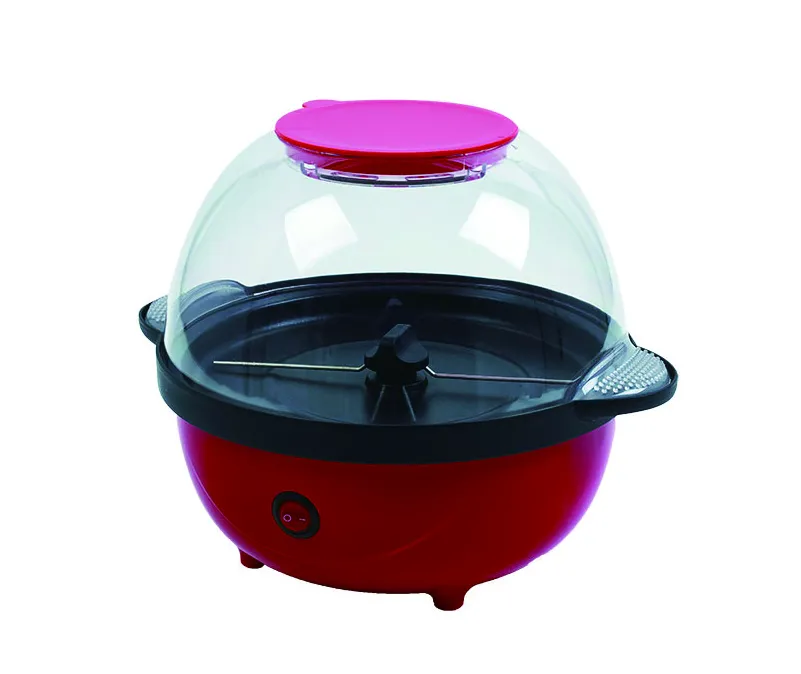 Electric Stirring Popcorn Machine 3L Capacity Popcorn Popper with Non-Stick Coating Healthy and Less Oil for Movie Nights Parties