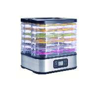 Food dehydrator dryer with adjustable temperature control for dried fruits vegetables meat