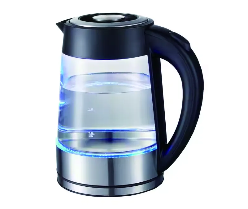 colorful led light retro hotel electric kettle