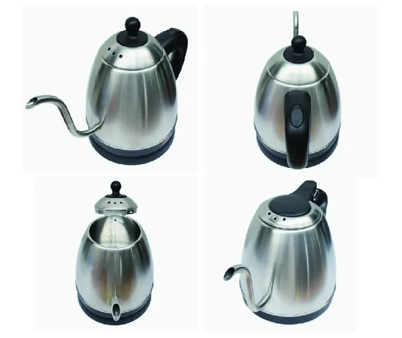 1.2L Best Gooseneck Kettle Wholesale Stainless Steel Electric Pour Over Coffee Kettle