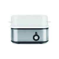 Stainless Steel Egg Boiler Poacher Electric Omelette Cooker for  with Water Measuring Cup and Egg Piercer