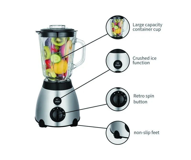 Electric Juicer Household Multifunctional Fruit Vegetables Juice Extractor Food Blender
