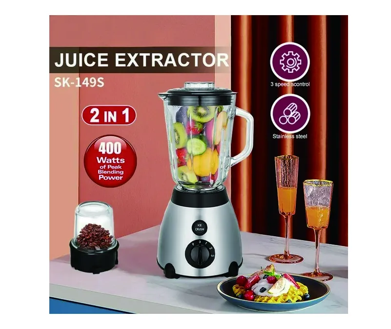 Electric Juicer Household Multifunctional Fruit Vegetables Juice Extractor Food Blender