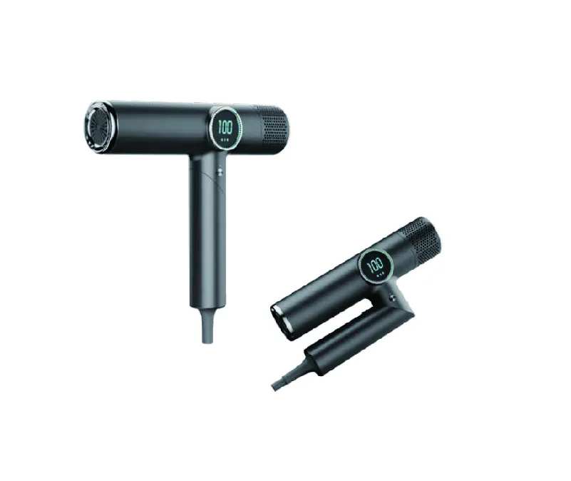 Travel Hair Blow Dryer with Compact Hair Dryer with Folding Handle
