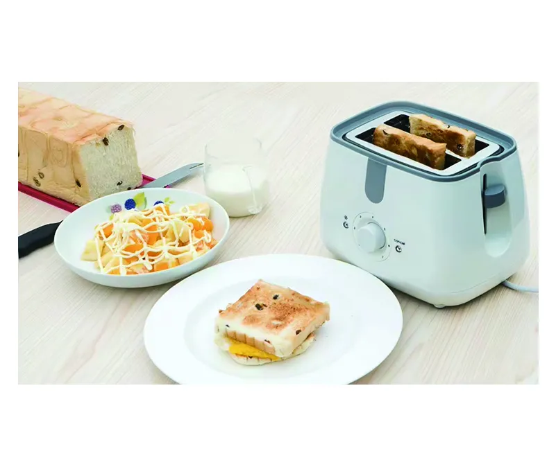 Electric Digital Mobile 2 Slice Oven Toaster Smart Multifunction Breakfast Maker