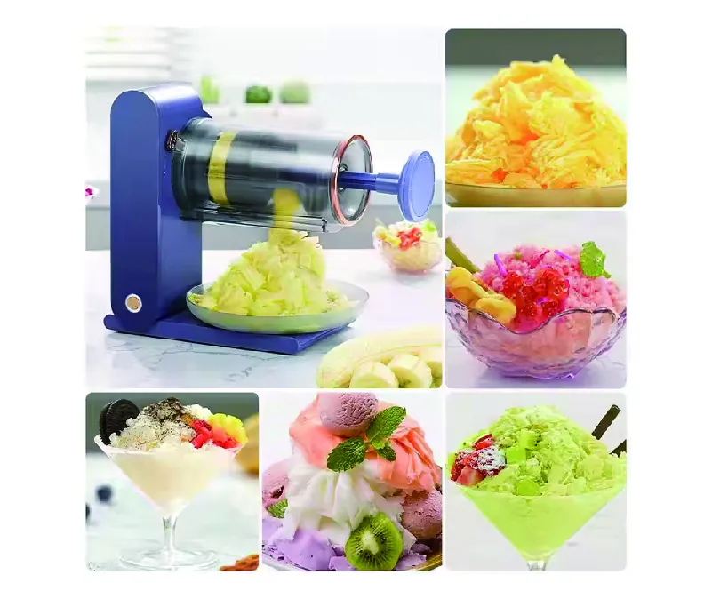 Ice Cream Maker Slush Drink Dessert Fruit Ice Maker Shaving Machine