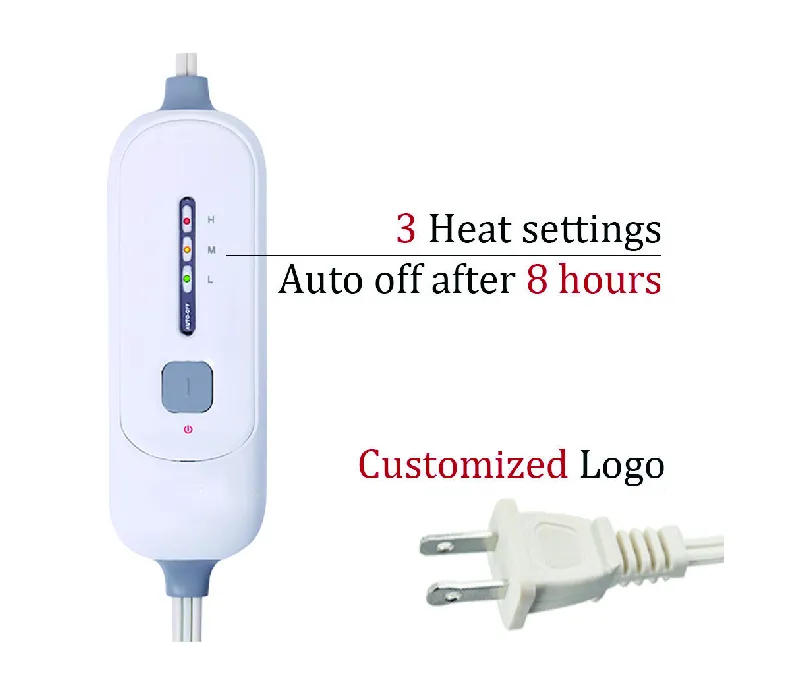 Electric blanket heating throw