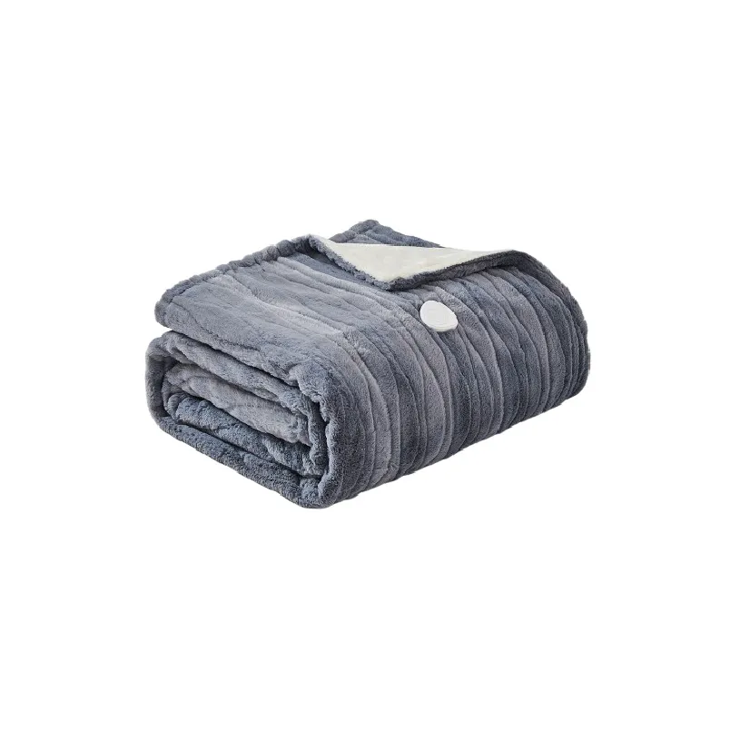 9 Timer Settings and Full Size Electric Heat Throw Blanket