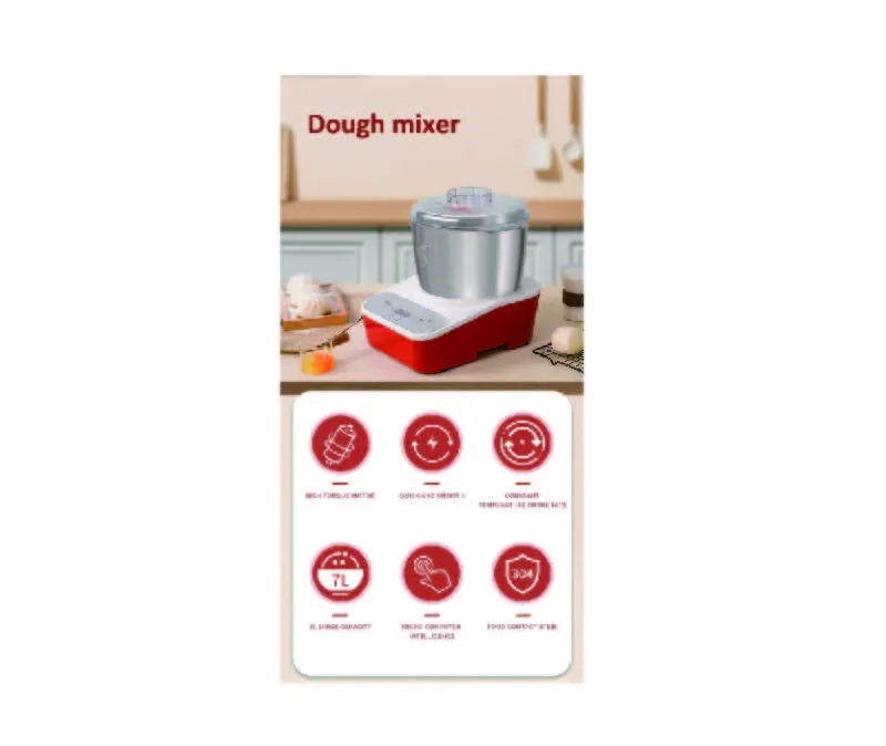 5L Electric Automatic Dough Maker Stainless Steel